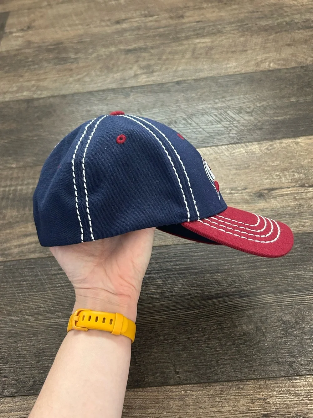 Colorado Avalanche Hat Fitted (Size Small) Zephyr Blue Red NHL Hockey Logo Men